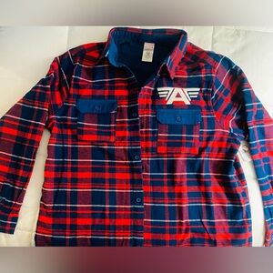 New Disney Parks Marvel Captain America Flannel ‘I Could Do This All Day’